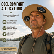 Solar Fan Outdoor Camping & Fishing Hat