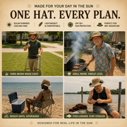 Solar Fan Outdoor Camping & Fishing Hat