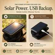 Solar Fan Outdoor Camping & Fishing Hat