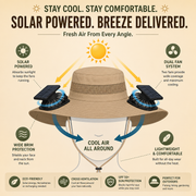 Solar Fan Outdoor Camping & Fishing Hat